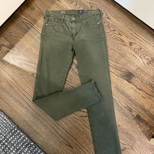 AG Jeans GREEN the prima mid-rise ciagrette